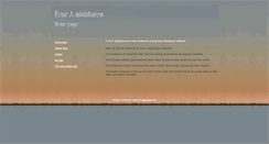 Desktop Screenshot of fouraminiatures.com
