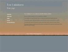 Tablet Screenshot of fouraminiatures.com